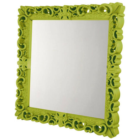 Mirror of Love  Verde lime - Grande  specchio di design originale Slide colorato moderno barocco camera ingresso sala da pranzo salotto