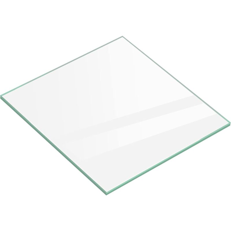 Mirror Square Glass Table Top , Dessus de table Transparent (30x30 cm Verre trempé)