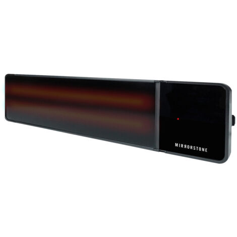Mirrorstone 2.4kW Theia Infrared Bar Heater, Outdoor Patio Heater, Wall and Ceiling Mounted
