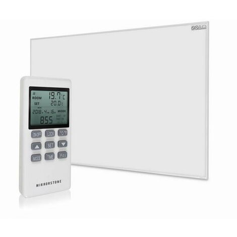 Mirrorstone 900W NXTGEN Wi-Fi Infrared Heating Panel - Electric Panel Heater-Wall Mounted