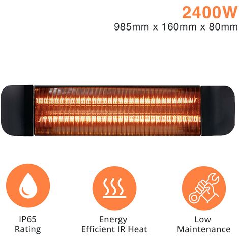 Welltherm Glass Infrared Heater With Timer