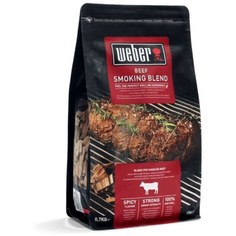 miscela chips per carne di manzo weber per barbecue 700 gr
