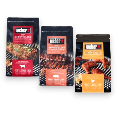 Legnetti Da Affumicatura Weber Di Melo | Per Barbecue E Griglie | Sapore Dolce E Delicato - Foto 8