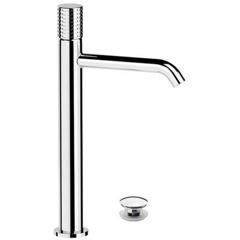Miscelatore alto per lavabo con scarico click-clack e troppo pieno - serie Celebrity