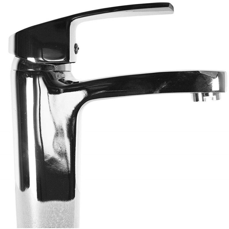 Trade Shop - Miscelatore Bagno Lavandino 52966 Piletta Scarico Filtro Fisso Doppio Foro -
