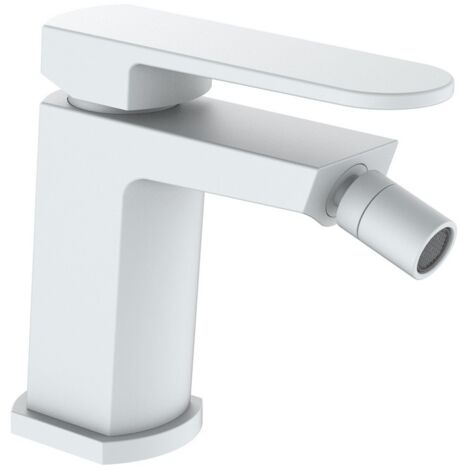 Miscelatore bidet bianco con piletta click clack - serie Venere