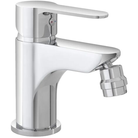Miscelatore bidet cromato completo di piletta click clack Zoe