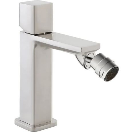 Miscelatore bidet in ottone color nichel con piletta click clack Lotus