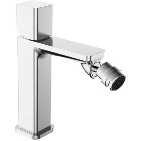 Miscelatore bidet in ottone con manopola e piletta click clack Lotus