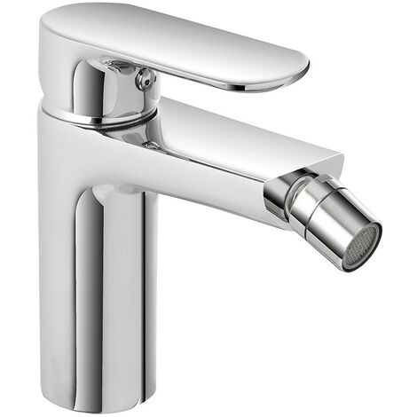Miscelatore bidet in ottone cromato con piletta click clack Kreo