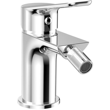 Miscelatore bidet in ottone cromato con piletta Linea Aurora