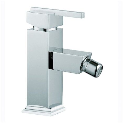 Miscelatore bidet in ottone finitura cromata - Quadra