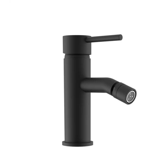 Miscelatore Bidet senza Scarico in Ottone Nero Opaco Mod. Ava