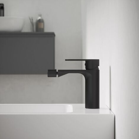 Miscelatore Bidet senza Scarico in Ottone Nero Opaco Mod. Kerry