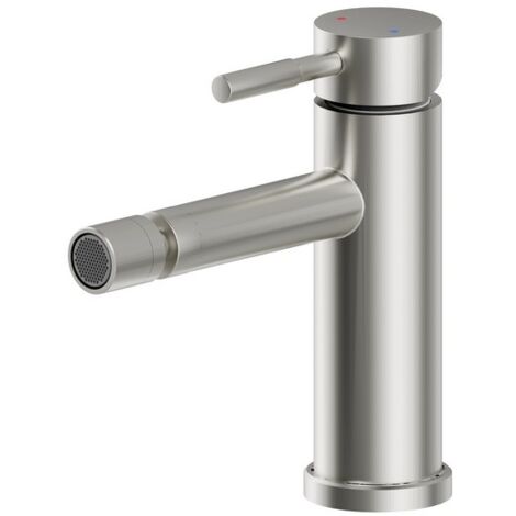 Miscelatore Bidet Serie Delton in Acciaio con Piletta Click Clack