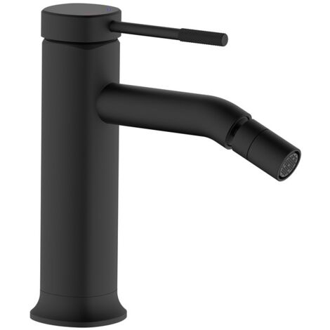 Miscelatore Bidet Serie Nobel Nero con Piletta Click Clack