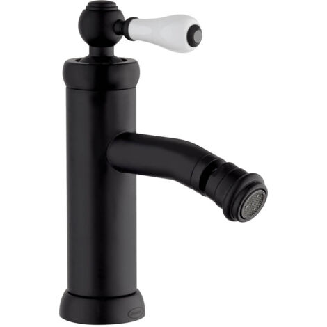 Miscelatore bidet Tosca Yo senza scarico in ottone nero opaco di