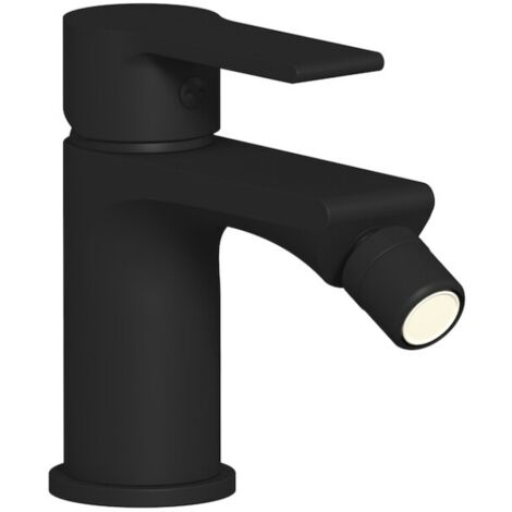 Miscelatore bidet whynot completo di scarico automatico nero opaco