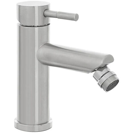 MISCELATORE BIDET YORK ACCIAIO INOX SPAZZOLATO