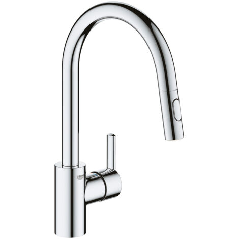 Miscelatore cucina con bocca alta GROHE QUICKFIX monocomando con doccetta estraibile a 2 getti