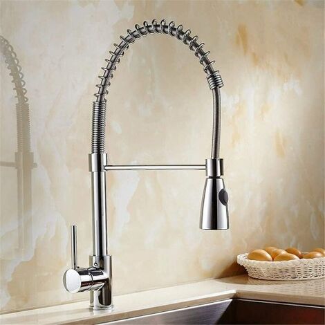 Miscelatore cucina rubinetto con doccetta canna alta isola cucina 87464