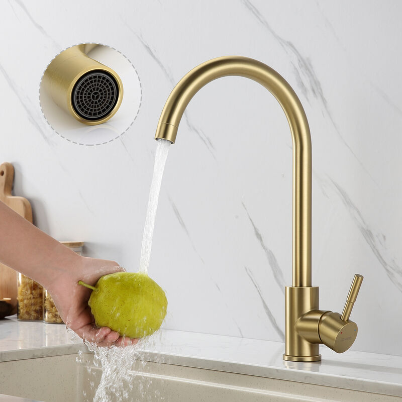 Altezza da 28cm con Cartuccia SEDAL Auralum/® Miscelatore Monocomando per Lavabo Rubinetto Bagno a Cascata Finitura Cromo