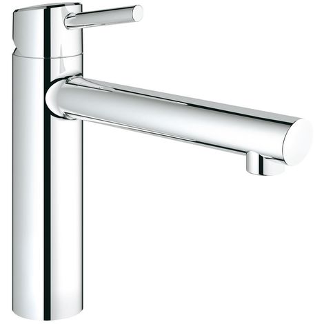 Rubinetteria Grohe Per Cucina.Miscelatore Cucina Sottofinestra Grohe Concetto 31210001 Cromo