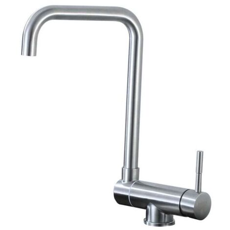 Miscelatore da cucina girevole a 720°, miscelatore per lavello con acqua calda e fredda in acciaio inossidabile 304 per cucina, 335-225 mm