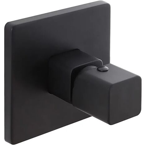Miscelatore doccia ad incasso in ottone color nero opaco completo di corpo a muro Lotus