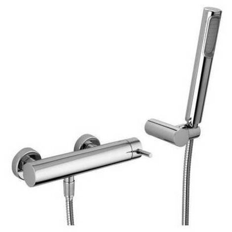 MISCELATORE DOCCIA ESTERNO CON SUPPORTO SNODATO STICK Misura: Cromo