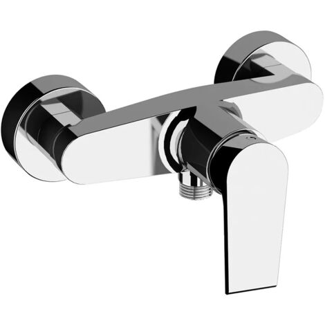 Miscelatore doccia esterno Mariani serie Artic in ottone cromato