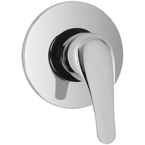 Miscelatore doccia in ottone cromato con corpo incasso incluso Kant