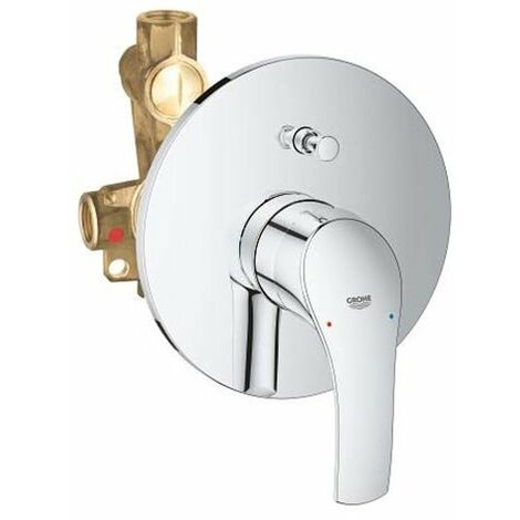 Miscelatore Doccia incasso a parete - rubinetto monocomando - cromato - EuroSmart - 33305002