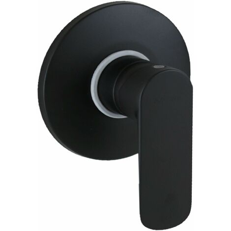 Miscelatore doccia incasso ad 1 uscita colore nero opaco Paini Nove 09YO690TC  Nero opaco - 1 uscita