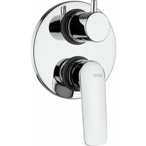 Miscelatore doccia incasso con deviatore a 2 vie Piralla Lago 0LG00400A22  Cromo