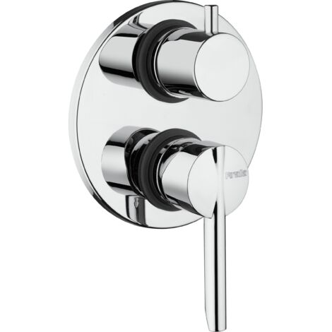 Miscelatore doccia incasso con deviatore a 2 vie Piralla Serena 0SE00400A16  Cromo - 2 Uscite