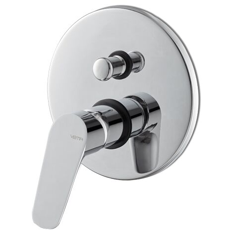 Miscelatore doccia incasso con deviatore Cromato Vema INDO V24140