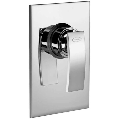 Miscelatore doccia incasso monoleva Jacuzzi  rubinetteria Glint ottone cromato 0IQ00410JA00