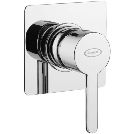 Miscelatore doccia incasso monoleva Jacuzzi  rubinetteria Sunset ottone cromato 0SU00410JA01