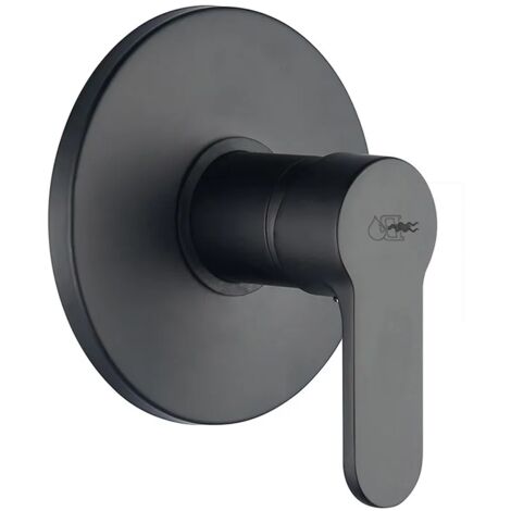 Miscelatore doccia incasso nero opaco serie Paco