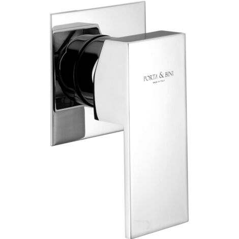 Miscelatore Doccia Incasso piastra Piccola serie Kiki Porta &amp Bini Colore a scelta Cromo