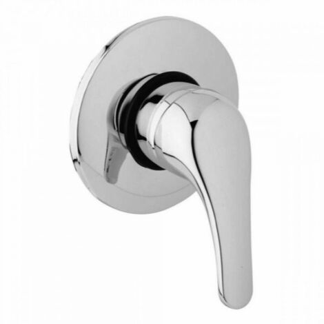 Miscelatore doccia monocomando tondo cromato da incasso a muro Art. 52935