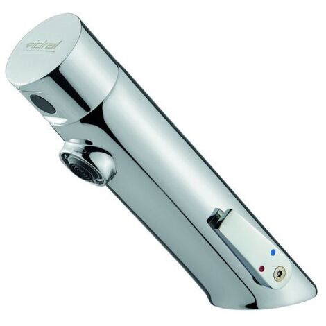 Miscelatore elettronico lavabo a fotocellula con alimentazione a batteria serie 45 Idral 545.12  Cromato - Ottone