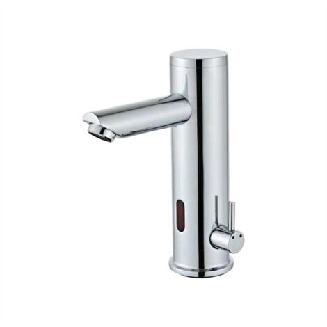 Miscelatore elettronico lavabo a pulsante 6 V  Tecom