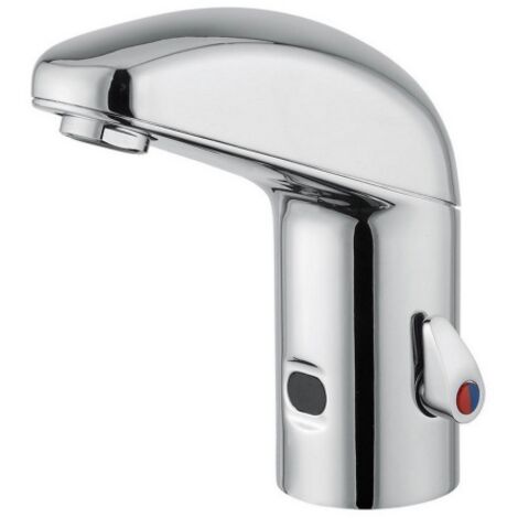 MISCELATORE ELETTRONICO PER LAVABO A BATTERIA SERIE ONE Cromo