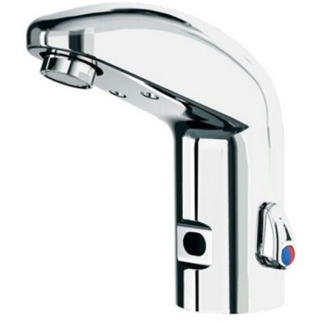 MISCELATORE ELETTRONICO PER LAVABO A BATTERIA SERIE ONE Cromo