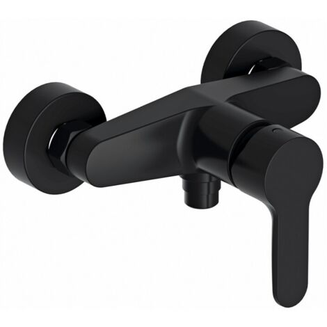 MISCELATORE ESTERNO DOCCIA AURORA NERO