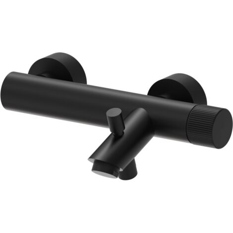 Miscelatore esterno per vasca con deviatore Paffoni serie Jo JO022NO  Ottone - Nero opaco
