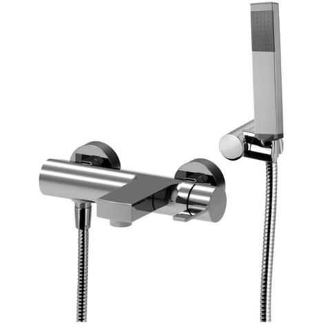 Miscelatore esterno per vasca con deviatore Paffoni serie Rock RO023CR  Cromato - Ottone