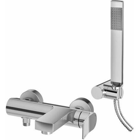 Miscelatore esterno per vasca con deviatore Paffoni serie Tilt TI026CR  Cromato - Ottone